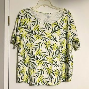 Croft & Barrow short sleeve top for women. Plus size XXL